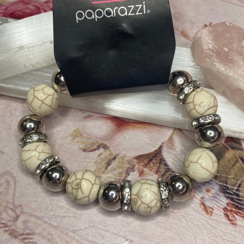NEW - Faux Howlite & Rhinestones - “The Ruling Class” by Paparazzi - Picture 2 of 3